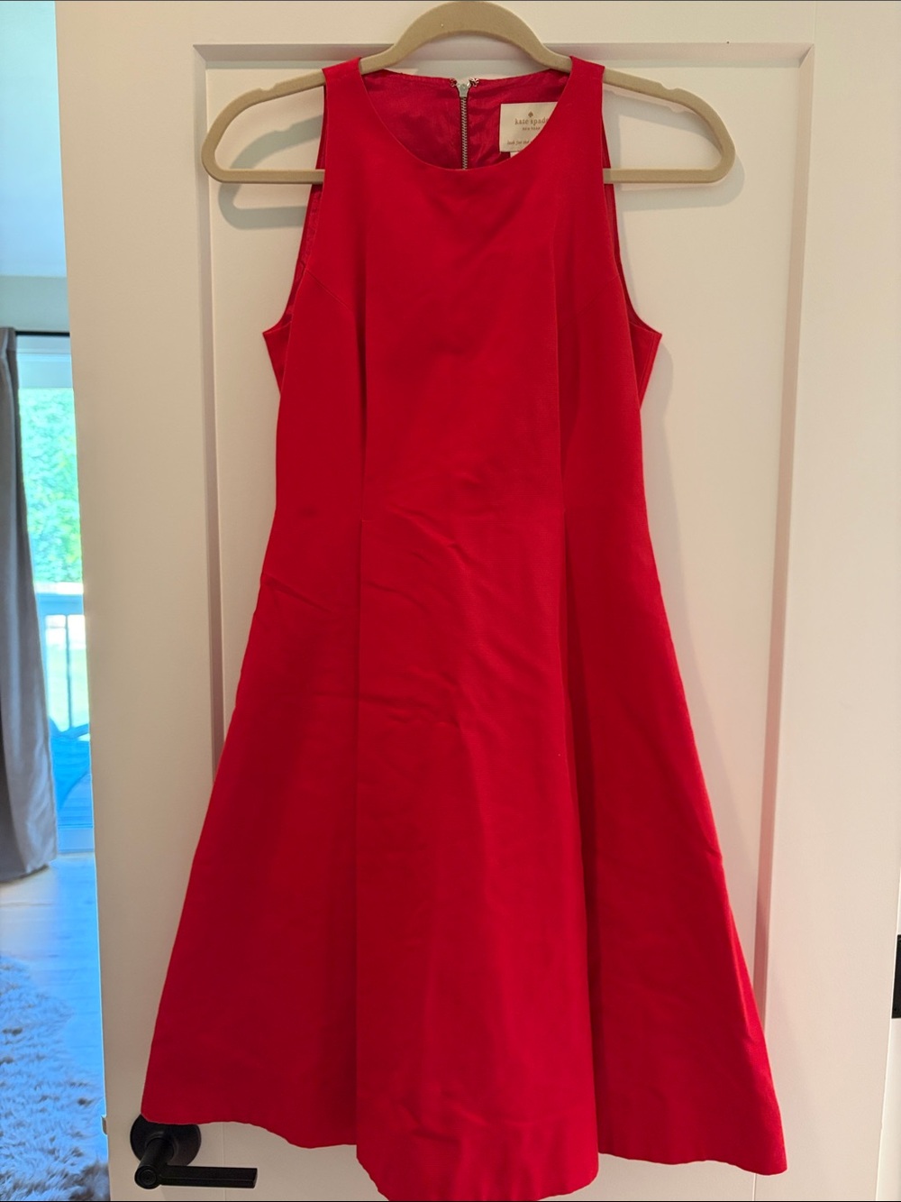 kate spade Red Sleeveless A-Line Dress